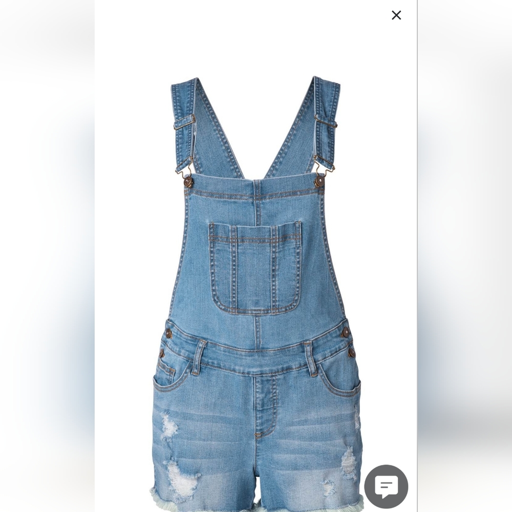 Denim Overalls Sz 12
